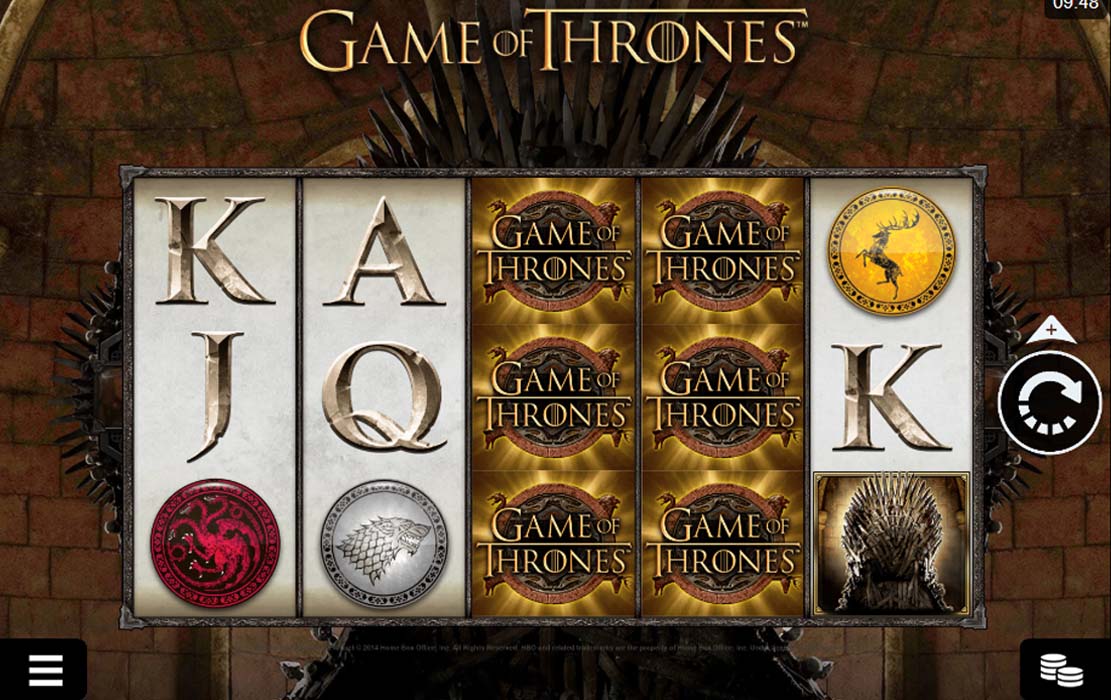 game of thrones slot game