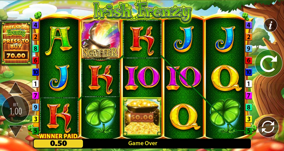 irish frenzy slot game