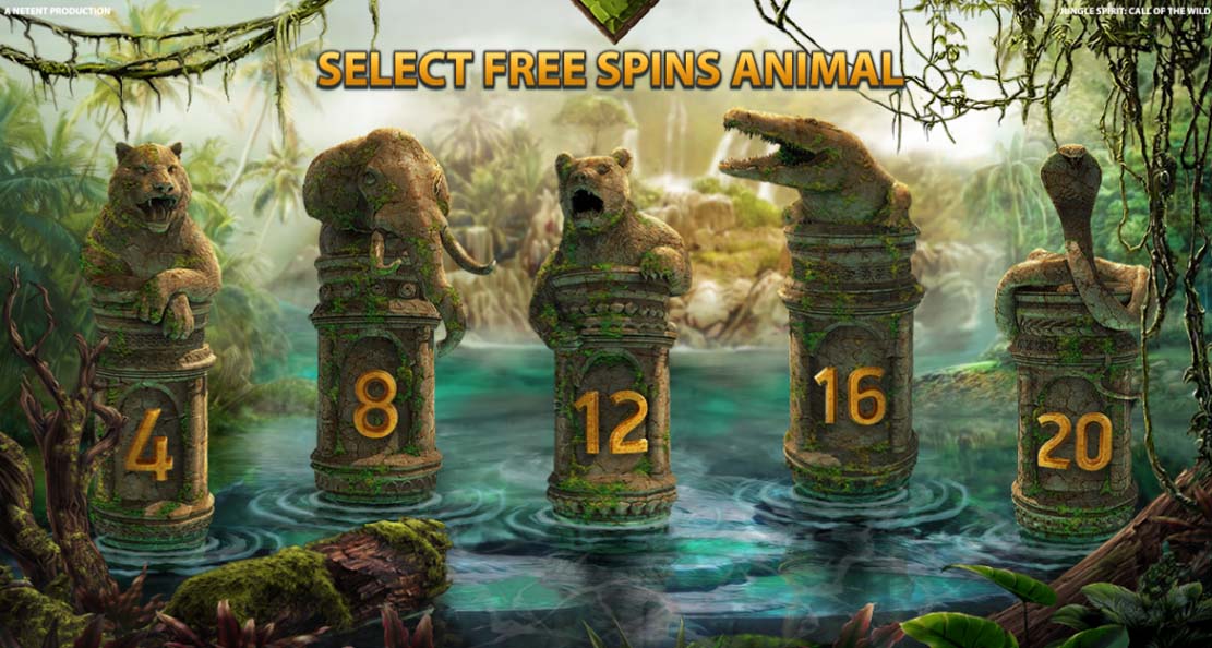 jungle spirit bonus selection