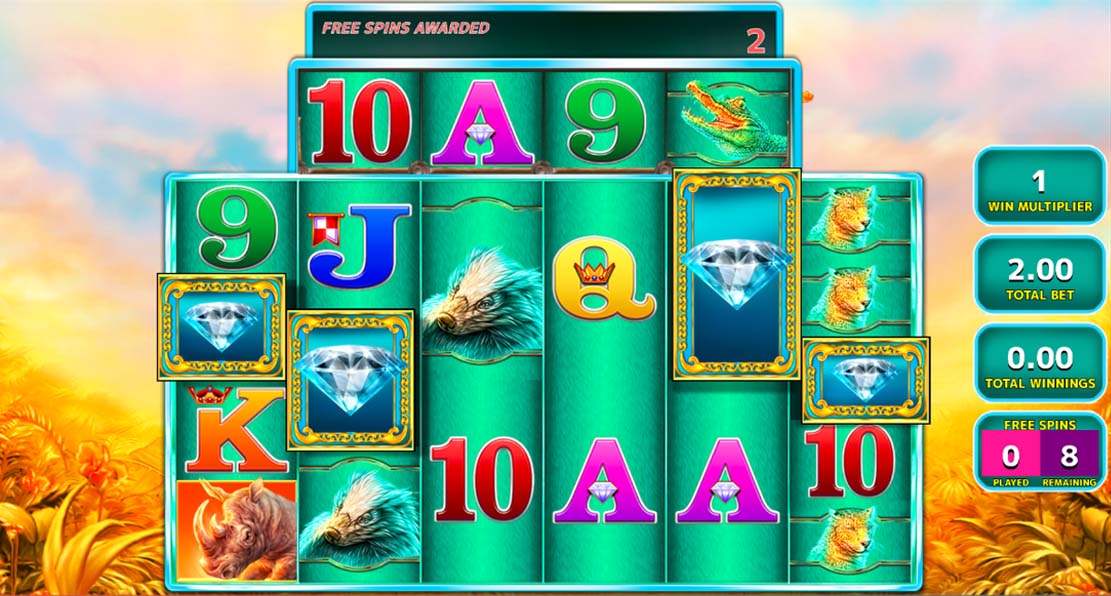 play raging rhino slot free online