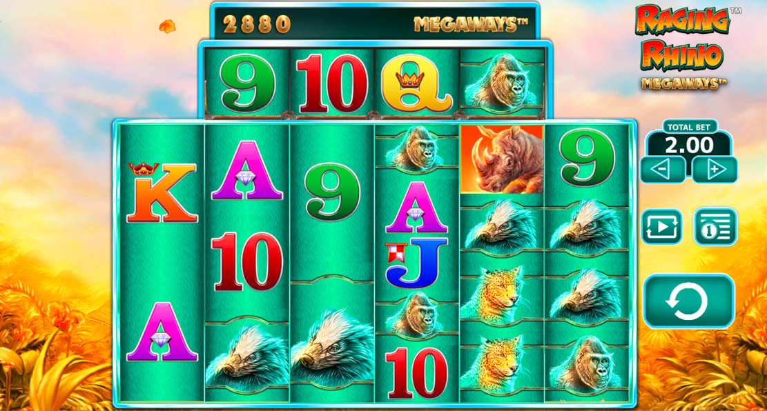 raging rhino megaways slot