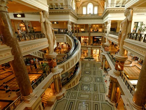 caesars palace shopping
