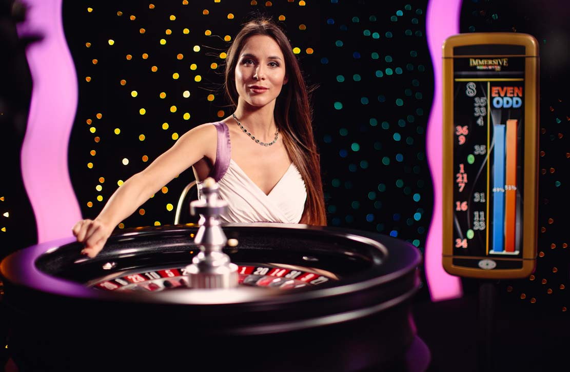 immersive roulette lady