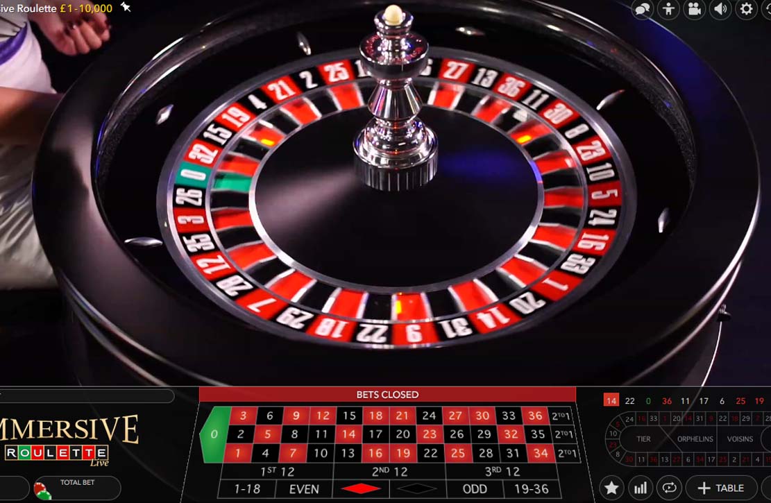 immersive roulette screenshot