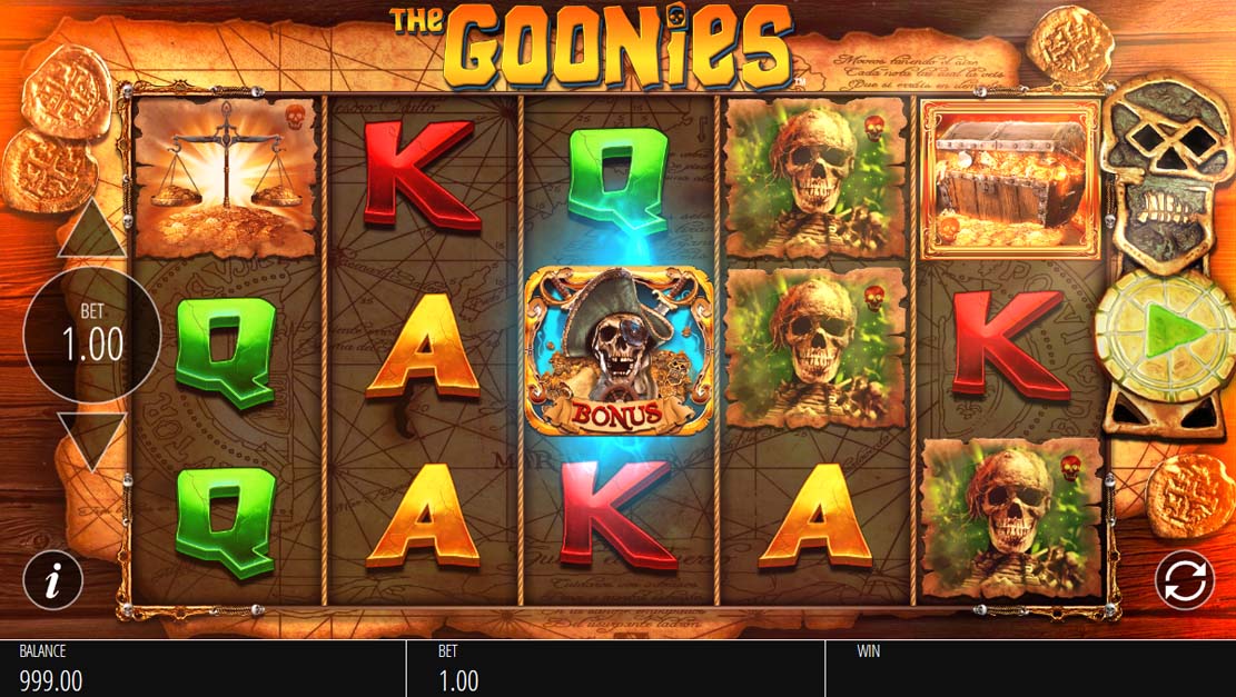 Goonies slot game play