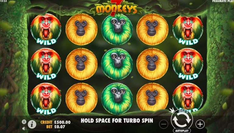 Play 7 Monkeys Slot Game | Play for Free & Real | SmashCasinos.com