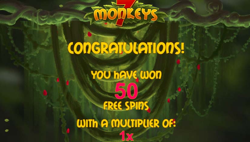 7 monkeys bonus