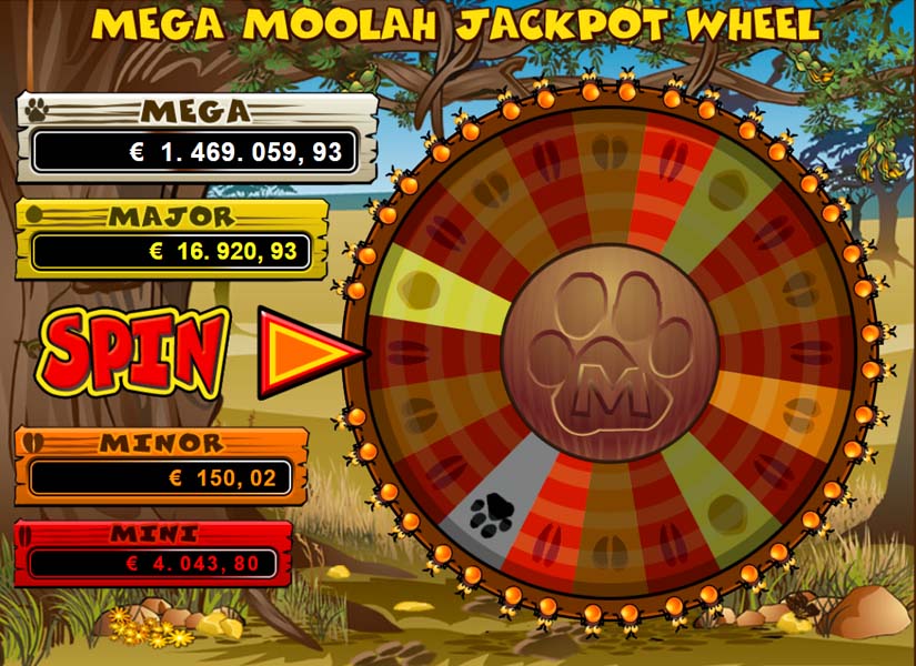 mega moolah jackpot bonus