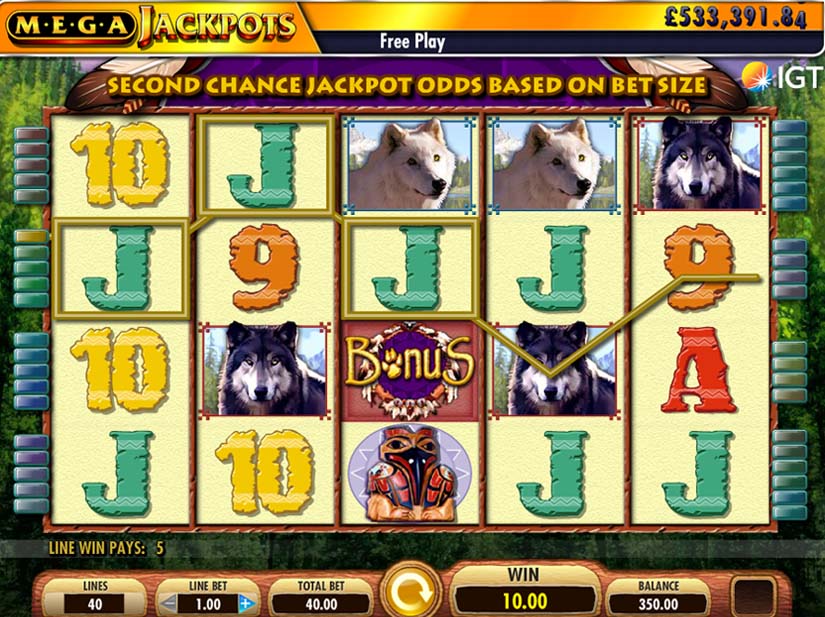 wolf run slot machine free online