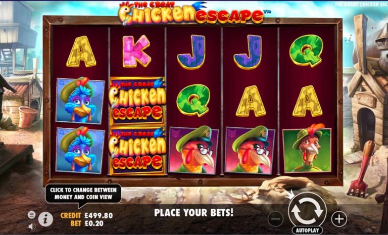 The Great Chicken Escape Slot | Play for FREE and Real Money