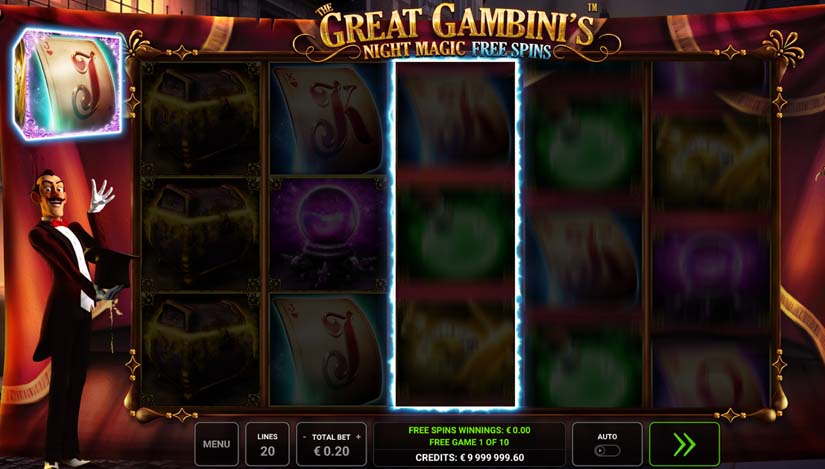The Great Gambini’s Night Magic Slot Win