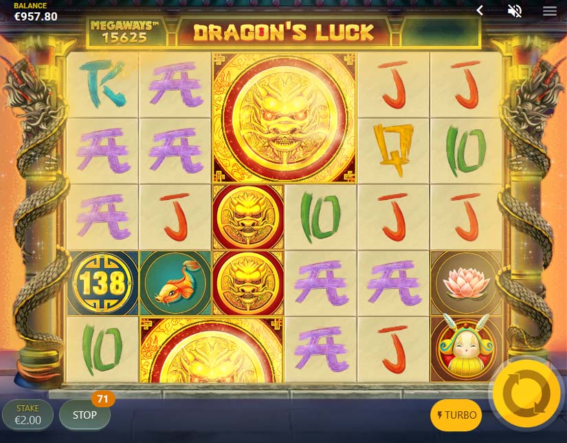 Dragon’s Luck Megaways slot bonus
