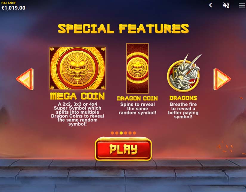 Dragon’s Luck Megaways feature symbols