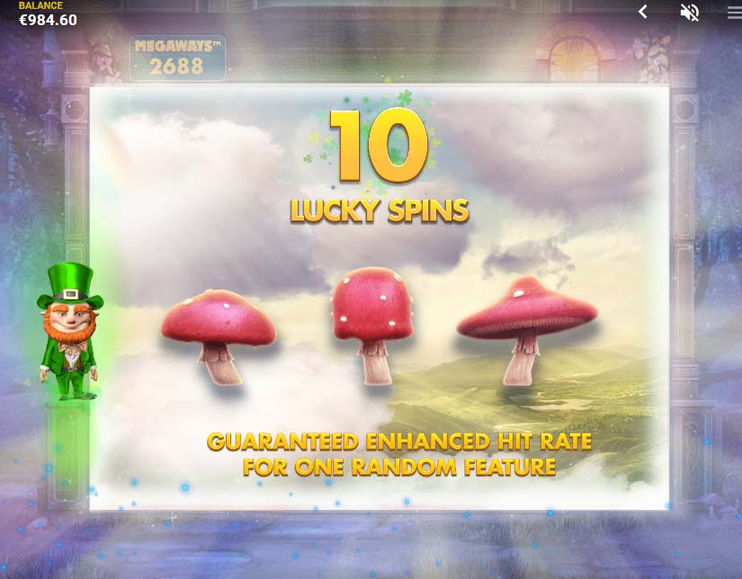 Golden Leprechaun Megaways Bonus