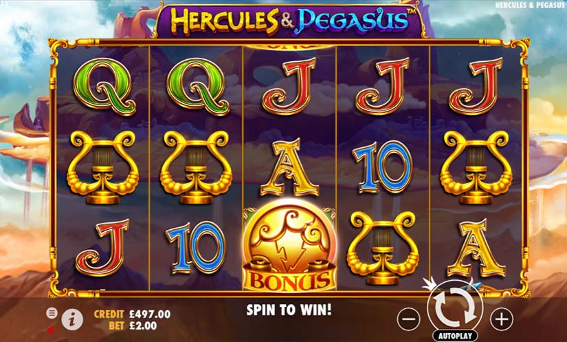 Hercules slot machine