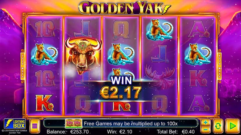 Golden yak slot