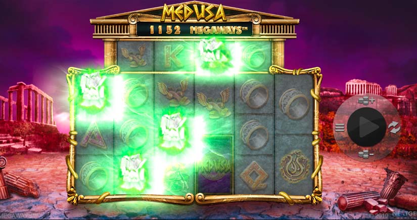 medusa megaways win