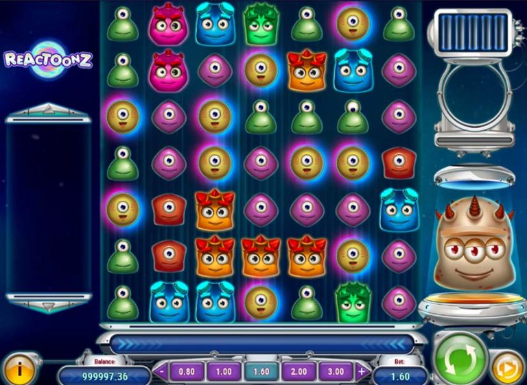 Reactoonz Slot (Play’n Go) | Bonuses, RTP, Variance | FREE Play!