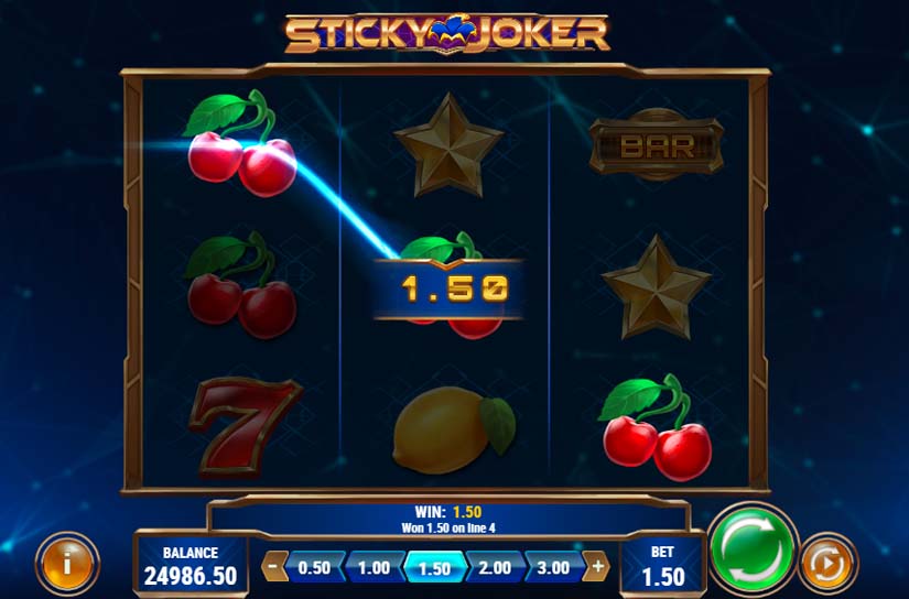 sticky joker win