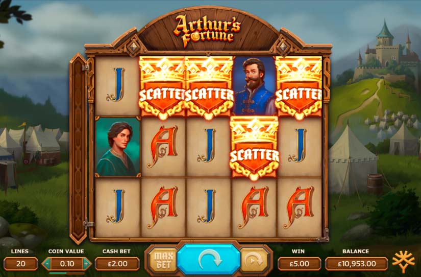 Arthur’s Fortune Slot Bonus