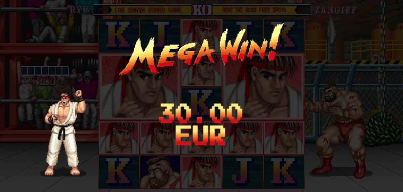 Street Fighter 2 Slot Win