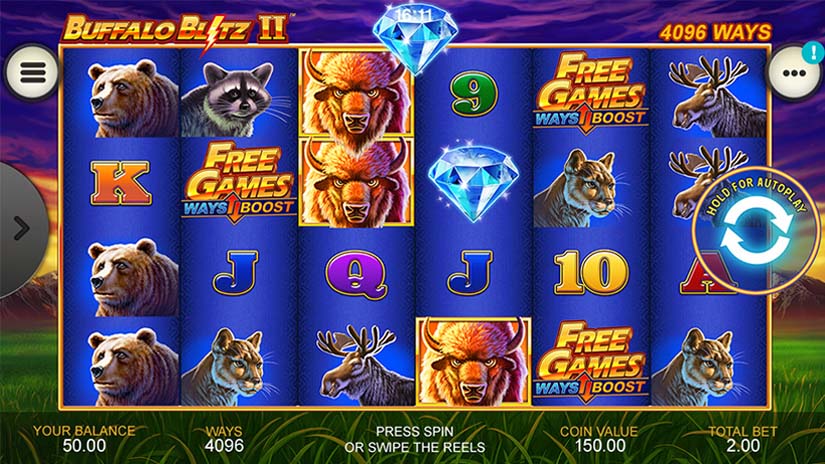 all casinos with buffalo blitz