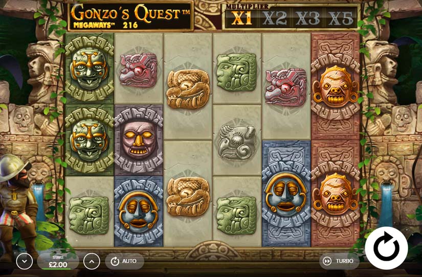 gonzo's quest megaways slot