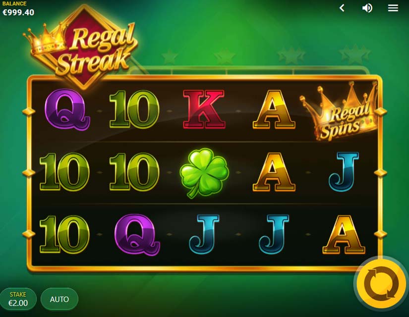 regal streak slot