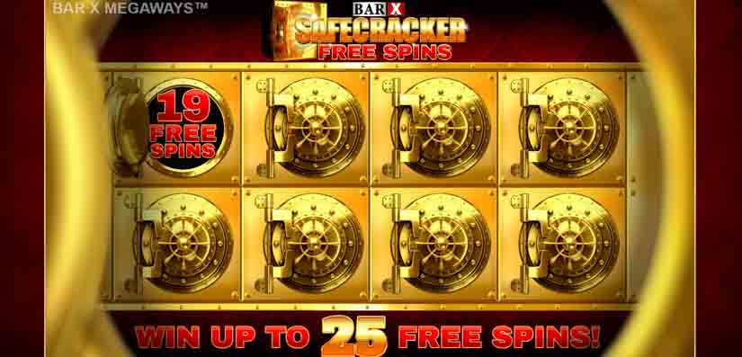 bar x safe cracker megaways free spins selector