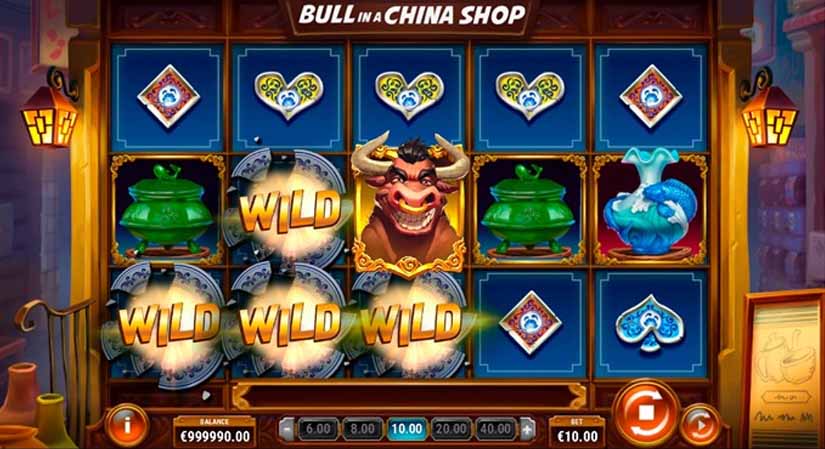 bull in a china shop slot game