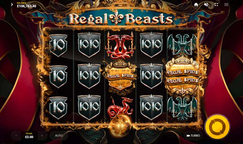 regal beasts free spins