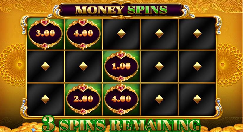 big money frenzy slot bonus