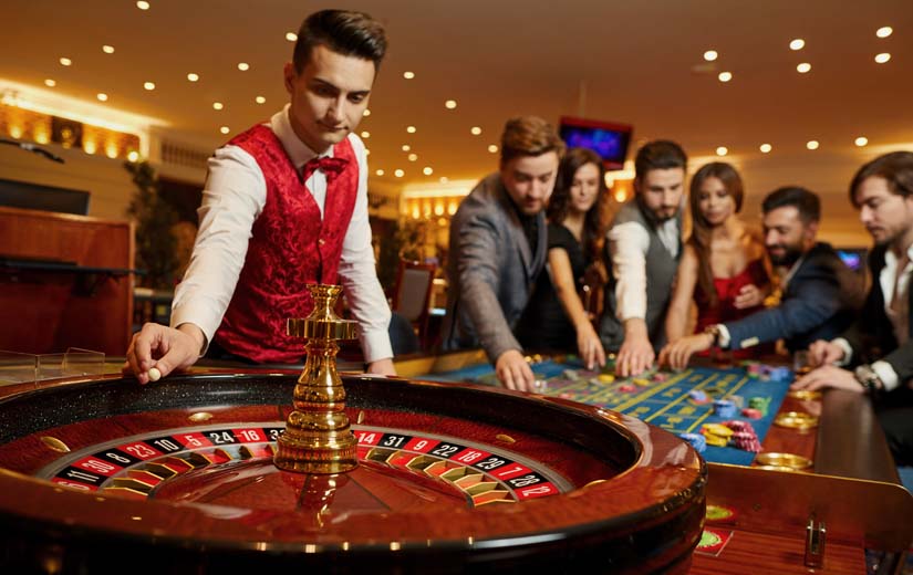 croupier on roulette