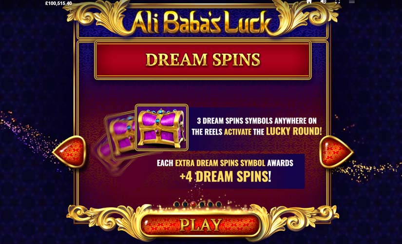Ali Baba’s Luck bonus