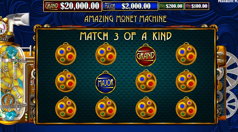 Amazing Money Machine bonus round