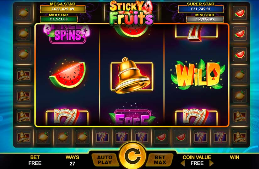 sticky fruits slot