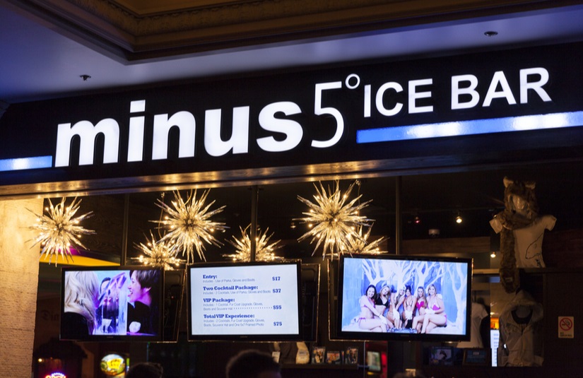   Minus 5 Ice Bar Vegas