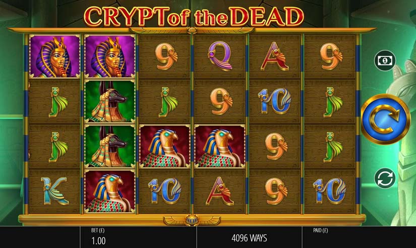 crypt of the dead slot game