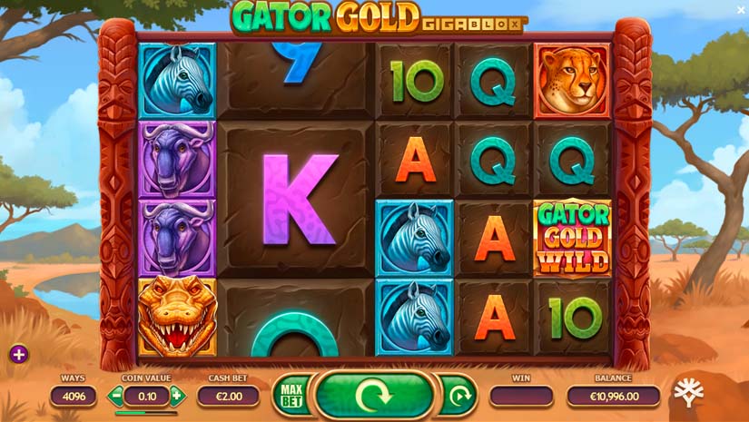 Gator Gold Gigablox Slot Game