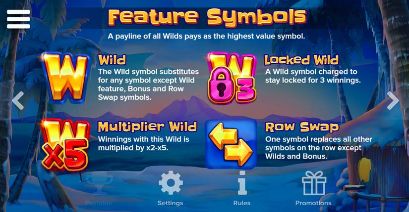 Tropicool Feature Symbols