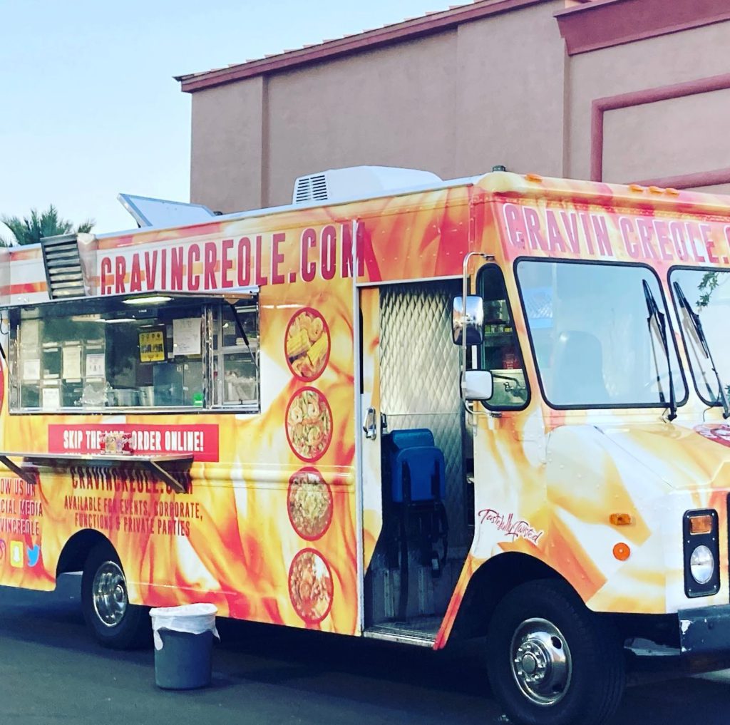 Cravin Creole food truck in Las Vegas