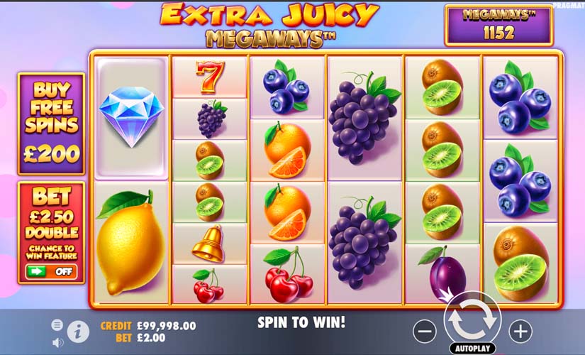 extra juicy megaways slot