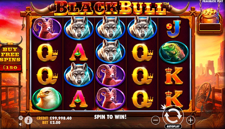 black bull slot game
