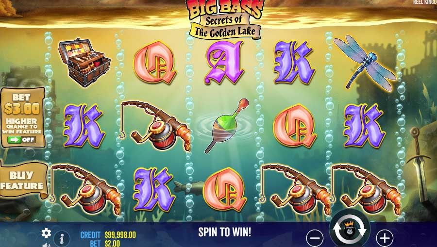 big bass secrets of the golden lake screenshot